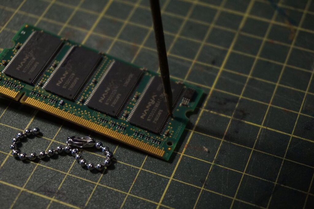 初代DDR256MBのメモリー